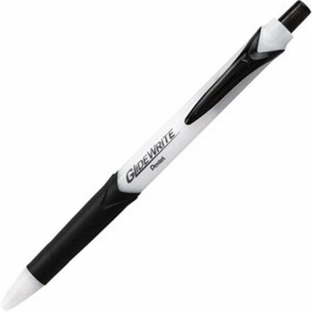 INKINJECTION Glidewrite Ballpoint Pen - 1 mm Pen Point Size - Black Gel-Based Ink, 16PK IN3756999